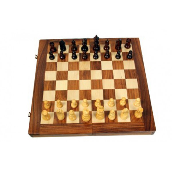 AVM 16" Folding Chess Set with Coins